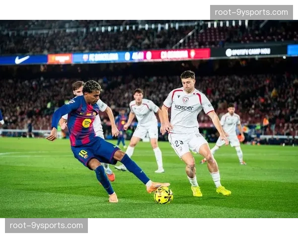 奥萨苏纳38%控球率绝平马略卡，高压反击战术显奇效